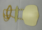 3D carnaval liga de zinco, medalha pela impressão deslocada, corrente longa do peltre do metal do chapeamento de ouro